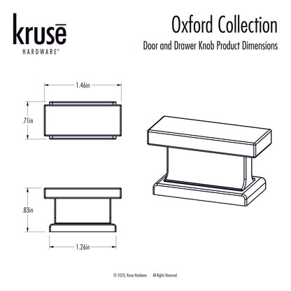 (10pk) Oxford Door and Drawer Knob